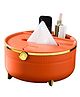 Funeiko Multipurpose Tissue Box Holder with Storage Compartment  Orange