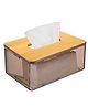 Bunie Transparent Tissue Storage Box with Wooden Cover