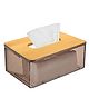 Bunie Transparent Tissue Storage Box with Wooden Cover