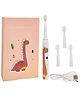 Bunie Dinosaur Themed Electric Toothbrush with 3 Replacement Brush Heads for Kids