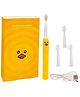 Bunie Duck Themed Electric Toothbrush with 3 Replacement Brush Heads for Kids