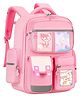 Bunie Large Capacity School Bag for Kids with Multiple Pockets Pink - Height 15 Inches