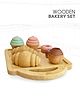 WoodBee Toys Bakery Pretend Play Set - 8 components - Multi Colour