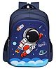 SYGA 17.3 Inches Kids, Flying Astronaut Cartoon Backpack, Large Capacity School Bag Kindergarten and Preschool Students Blue