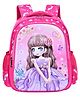 SYGA Kids, Lightweight Flower Fairy Cartoon School Backpack for Elementary School Student (Rose Red) Height 15.7 inches