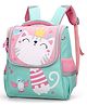 SYGA Kids, Backpack Cute Cartoon Schoolbag Height 11.8 Inches (Kitten-Green)