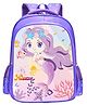 SYGA 14.9 Inch Kids Backpack,Cute Cartoon Design School Bag, Suitable for Elementary School Student Purple Mermaid