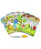 Bunie Cartoon Theme Magic Water Painting Books with Magic Doodle Pen  Pack of 6
