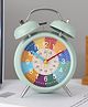 Bunie Twin Bell Metal Alarm Clock with Rechargeable Wire  Green