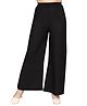 Aarika Cotton Solid Palazzo - Black