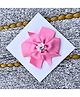 FOLLOW THE NEEDLE Ribbon Hair Bow - Pink