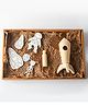 Toy Trunk Pvt Ltd - Space Adventure Rocket - This toy box contains a wooden rocket and DIY paper activity sheets.