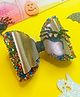 Little Tresses Halloween  Spider Bow Alligator Clip - Golden & Black