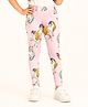 Anthrilo Lycra Unicorn Star Printed Legging - Pink