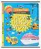 Board Book: Lift the Flap Look Inside How Things Work- Activity Book for Children, English