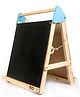 NESTA TOYS - 3-in-1 Wooden Tabletop Easel with Blackboard, Whiteboard, Paper Roll, & Accessories