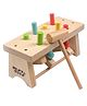 NESTA TOYS Pounding Bench Wooden Toy with Hammer