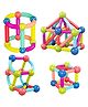 VGRASSP Colorful Magnetic Stick Building Blocks 80 Pcs Set Creative STEM Toy For Kids, Boys And Girls - Strong Magnets, Vibrant Colors, Safe & Durable Design