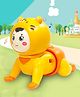 VGRASSP Mini Crawling Baby Doll Toy for Kids, Infants and Toddlers with Cute Baby Sound and Dynamic Music - Battery Operated Cute and Adorable Color and Design May Vary - Length 12 cm