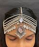 Digital Dress Room Mang Tikka/Matha Patti Heart/Mirror/Coin Design Ghungroo Silver Head Jewelry