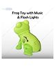 Kids Mandi Jumping Frog Baby Toy with LED Light & Music | Fun Crawling & Jumping Toy for Toddlers | Battery-Powered Musical Frog Toy