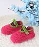 Woonie Crochet Handmade Booties - Pink