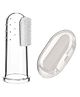 boxot impex Silicone Finger Brush With Case-white