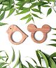 OPA Toys Natural and Chemical-Free Neem Wood - Bird And Mickey Mouse Neem Teether (2 Piece)