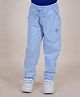 Kiddopanti Fleece Solid Track Pant - Blue