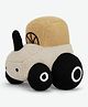 haus & kinder 100% Cotton Cover Knitted Soft Toy, Natural, Black, Beige - Height 25 cm