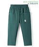 Babyoye Cotton Knit Full Length Solid Dyed Pants - Dark Green