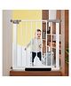 R for Rabbit Safe Guard Baby Safety Gate for Kids Auto Close Double Lock System for Toddler Security Door, Child Protection Barricade for Staircase, Kitchen, House & Balcony (76 - 83 cm) | White
