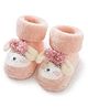 Kidofash Cotton Animal Embroidery Socks-Pink