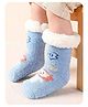 Kidofash Wool Animal Print Socks-Blue