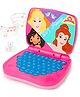 Toysire Kids Princess Computer Toy Laptops Activity Number & Alphabet Charts Learning Educational Toy with Sound and Music - Pink