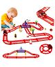 Toysire Cars Track Playset for Kids with Loops Jumps and Bridges Fun STEM Racing Adventure for Boys and Girls