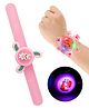 Toysire Spinner Wristband for kids with LED Lights- Silicone Strap Cartoon Wristband for Kids - Pink