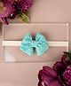 Knotty Ribbons Bow Designed Headband - Turquoise