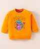Zero Cotton Knit Full Sleeves Text Printed T-Shirt - Yellow