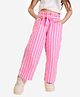 The Souled Store Striped Pant - Pink & White