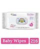Fabie Baby Wipes (72Pcs) for New Born Baby with Vitamin E & B5 - Pack of 3