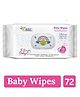 Fabie Baby Wipes (72Pcs) for New Born Baby with Vitamin E & B5