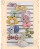 Polka Tots Set Of 10 Cotton Floral & Bow Headbands - Multi Colour