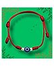 Darshraj Jewels 925 Sterling Silver Ball with Evil Eye 6 Knot Thread  Anklet | Bracelet - Red