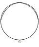 Darshraj Jewels 925 Sterling Silver Happy-Sad Face Handmade Thread Anklet and Bracelet - Black