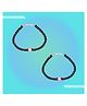 Darshraj Jewels Handmade 925 Sterling Silver Crystal Bracelet | Pearl Bracelet and Anklet - Black