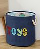 House of Quirk Round Laundry Basket Cute Cartoon Kids Nursery Hamper Boys Toy Storage Organizer Baby Laundry Hamper Nursery Bin Box Room Decoration-Toys