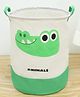 House of Quirk Round Laundry Basket Cute Cartoon Kids Nursery Hamper Boys Toy Storage Organizer Baby Laundry Hamper,Nursery Bin Box Room Decoration-Croc