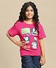 Kidsville Felix The Cat Featuring Half Sleeves Character Printed Tee - Pink