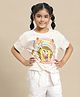 Kidsville Spongebob Squarepants Featuring Half Sleeves Character Printed Tee - Off White